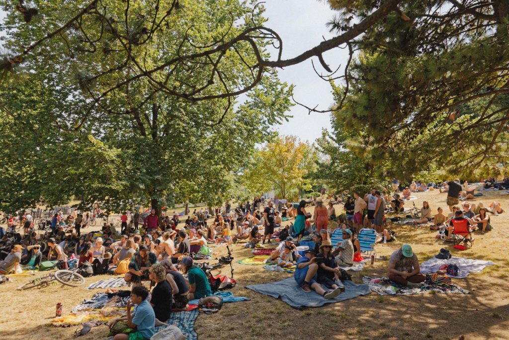 Banfield Park audience at Wonderment 2025 on Monday, August 4, 2025.